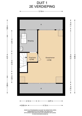 Floorplan - Duit 1, 2353 SG Leiderdorp